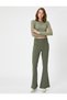 Flare Leg Tights High Waist