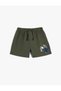 Shorts Dinosaur Printed Waist Tied Cotton