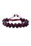 Amethyst 8mm Double Row Macrame Natural Stone Bracelet