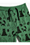 Jogger Sweatpants with Tie Waist Print Detail Cotton - 3