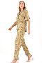 Floral Short Sleeve Women's Pajama Set - 2