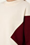 Women's Cream Crew Neck Sweatshirt 50297330-Vr071 - 7