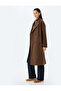 Double Breasted Buttoned Long Oversize Cashmere Coat - 2