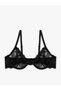 Floral Lace Bra with Underwire, Unpadded