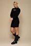 Women's Cut Out Detailed Knitwear Dress - 4