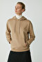 Abelia Women's Soft Thick Fabric Hooded Comfort Fit Mink Sweatshirt with Fleece Inside - 3