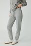 Candace Women's Cotton Fleece Inside, Elastic Waist and Leg, Corded Relaxed Grimelange Sweatpants - 4
