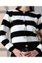 Knitwear Striped Short Cardigan Syr 0110 - 2