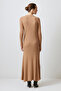 KNITTED STRAIGHT NECKLACE DRESS - 5