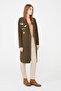 Long Knitwear Cardigan with Crest Detail - 3