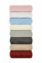 منشفة حمام من الخيزران باللون الأزرق مقاس 50x90 - 2