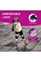 V732 Inline Skating Shoes | Purple | Size: 34-38 Eur (UK 1.5-5) | Flash Wheels | Adjustable - 4