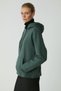 Piper Women's Fleece Inside Soft Comfort Fit Hooded Green Sweatshirt with Kangaroo Pocket - 5