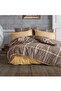 Çeyiz Diyarı Rian Single Duvet Cover Set Brown - 2