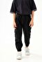 Cargo Boys' Trousers with Elastic Waist and Leg Pockets - 6