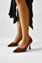Celestine Burgundy Patent Leather Pointed Toe Stiletto, Women's High Heels - 2