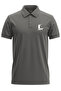 Hunting Hunter Hunter and Hunting Dog Design Printed 100% Cotton Regular Fit Polo Gray T-Shirt