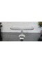 Elegance Striped Silver Cast Iron Standed Presentation Plate & Serving Plate Baton 27cm - 3
