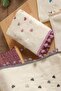 3-Piece Embroidered Towel Set with Pompoms Kitchen Towel 30X50 Cm-Hs-Ponpon-No1 - 6