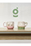 Handmade Ceramic Mug for Women & Men / Chest & Belly Tea and Coffee Cup Set of 2