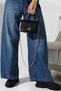 Women's Mini Box Handbag, Faux Leather, Crossbody Strap and Handle, Modern and Stylish Women's Bags - 3