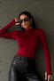 Women's Anthracite Gray Burgundy 3-Piece Body with Finger Detail - 3