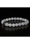 Moonstone Natural Stone Bracelet - Steel Detailed