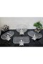 4 Piece Dowry Set, 3 Presentation Bowls, 1 Striped Salad Bowl (Read the Description) - 5