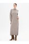 Button Detailed Knitwear Dress - 4