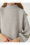 Stand Collar Sweatshirt - 5