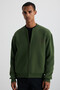Burenia Men's Cotton-Polyester Khaki Jacket