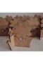 10Pcs Flower Water Container Wooden Painting Mother's Day School Course Activity Activity Art Hobby Set - 5