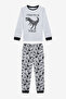 Boy's Wild Dino 2-Piece Multicolor Pajamas Set - 5