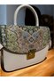 Ethnic Women's Shoulder Bag with Shawl Scarf Pattern - 4