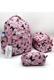 Character Patterned Pencil Holder Nutrition Girl's Primary School Bag Set First School Bag Powder - 2
