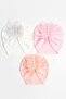 Baby Girl Pearl Tulle Cotton Bonnet - 4