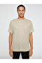Basic Jacquard T-Shirt Crew Neck Short Sleeve - 3