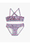 Bikini Set Ruffled Thin Straps