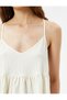 X Selected by Şahika Ercümen - Thin Strap Flounce V-Neck Top - 5