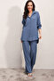 5858 Knit Two-Piece Set - I?ndigo