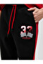 Jogger Sweatpants Racing Themed Printed Waist With Pocket - 5