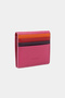 762-g Genuine Leather Horizontal Magnetic Card Holder Flother Fuchsia - 3