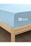 Ranforce Akfil Blue Fitted Sheet Single Double Size Fitted Sheet Set with Pillowcases - 3