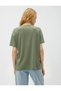 Sequined T-Shirt V-Neck Short Sleeve - 4
