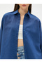 Linen Look Shirt Long Sleeve - 5