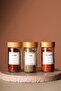 Tokyo - Tohana 12-Piece Glass Round Spice Rack with Bamboo Lid 90 ml with Sticker Gift - 5
