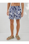 Swim Shorts Floral Printed Waistband Pocketed - 5