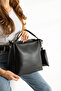 Black Women's Shoulder and Shoulder Bag 27X35 Size - 2