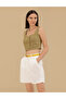 Green Crop Top Blouse 50263098 -Vr235