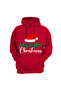 New Year Printed Christmas Merry Chirstmas Deer Regular Fit 100% Cotton Red Sweatshirt